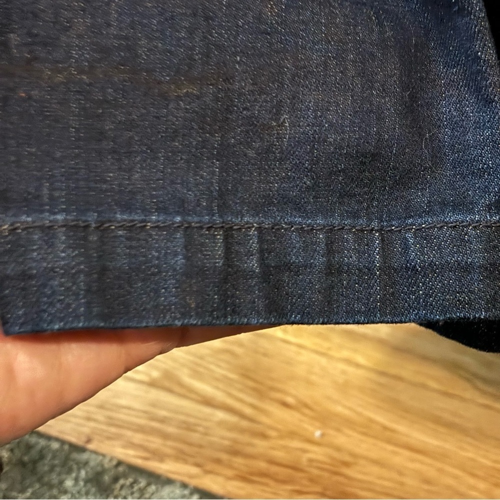 NWT Chicos Size 2 Dark Denim Embroidered Jacket - Picture 7 of 14